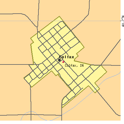 Colfax map