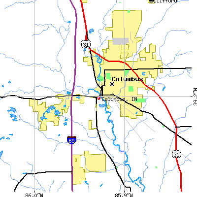 Columbus map