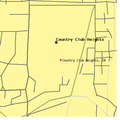 Country Club Heights map