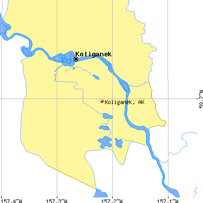 Koliganek map