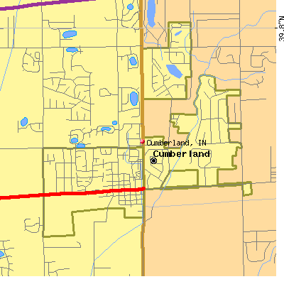 Cumberland map