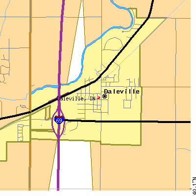 Daleville map