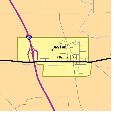 Dayton map