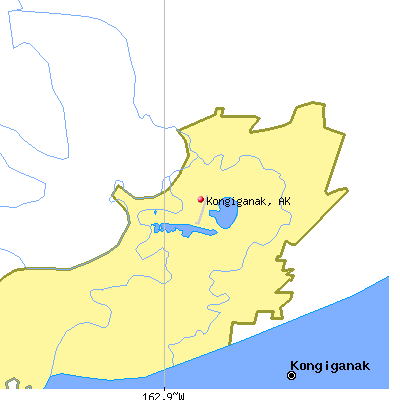 Kongiganak map