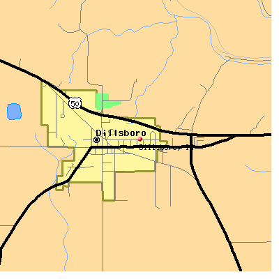 Dillsboro map