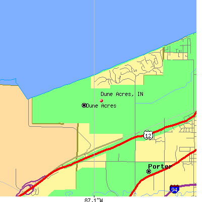 Dune Acres map