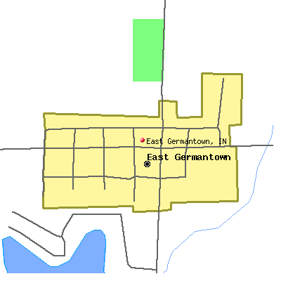 East Germantown map