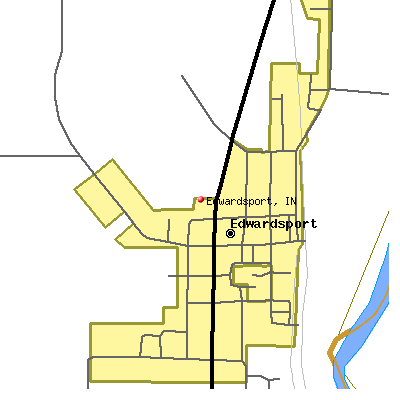 Edwardsport map