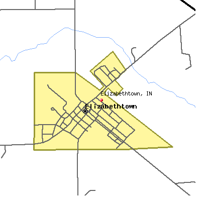 Elizabethtown map