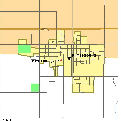 Farmersburg map