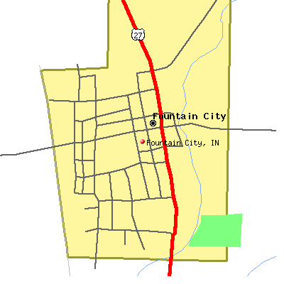 Fountain City map