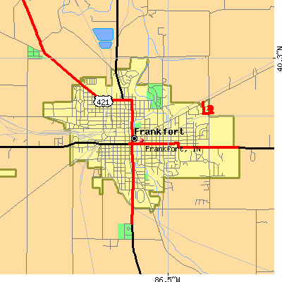 Frankfort map