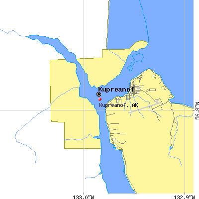 Kupreanof map