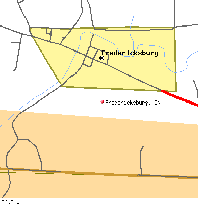 Fredericksburg map