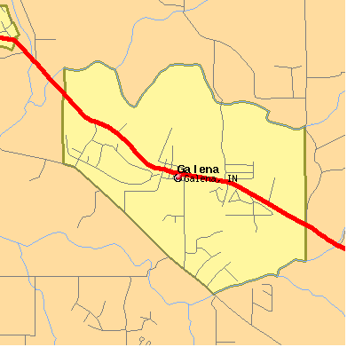 Galena map