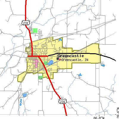 Greencastle map