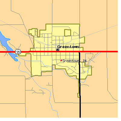 Greentown map