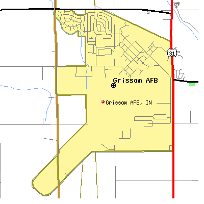 Grissom AFB map