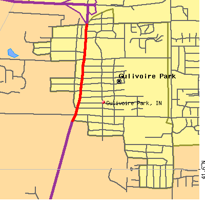 Gulivoire Park map