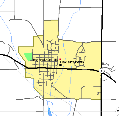 Hagerstown map