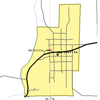Hartsville map