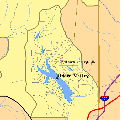 Hidden Valley map