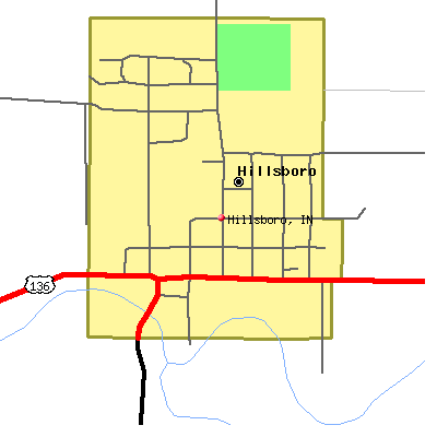 Hillsboro map