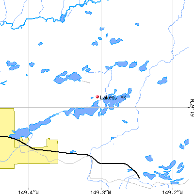 Lakes map