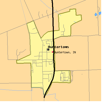 Huntertown map