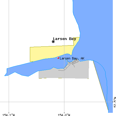 Larsen Bay map