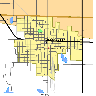 Jasonville map