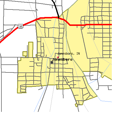 Jonesboro map