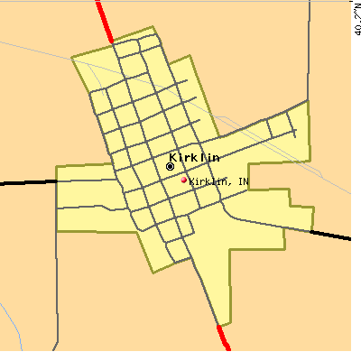 Kirklin map