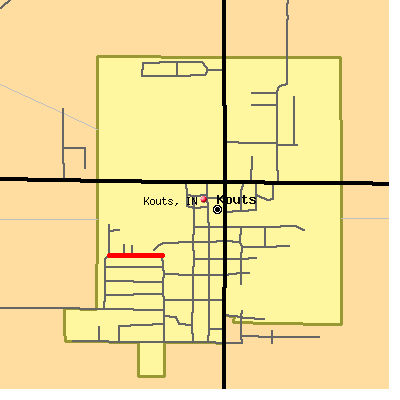 Kouts map