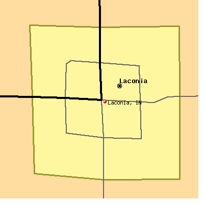 Laconia map