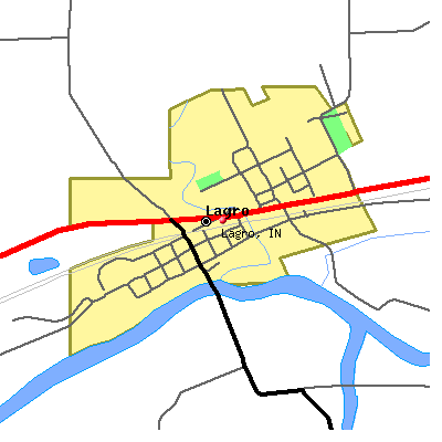 Lagro map