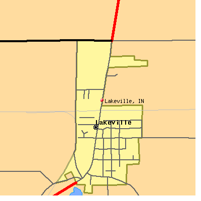 Lakeville map