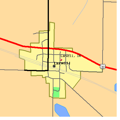 Larwill map
