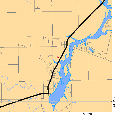 Leo-Cedarville map