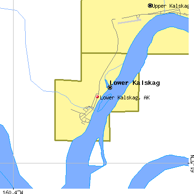 Lower Kalskag map