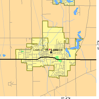 Lowell map