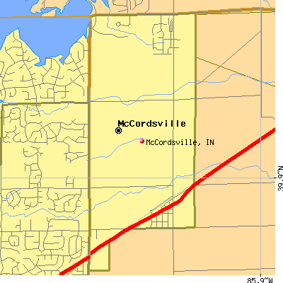 McCordsville map