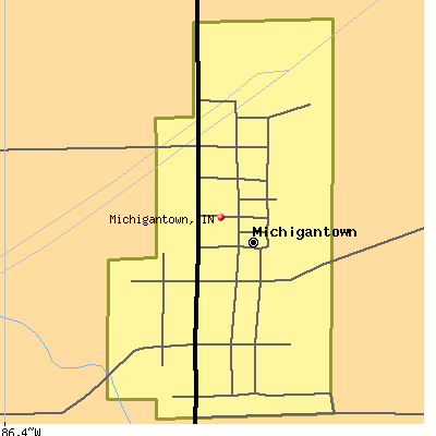 Michigantown map