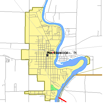 Monticello map