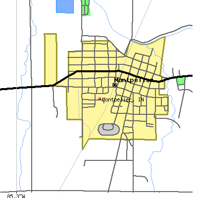 Montpelier map