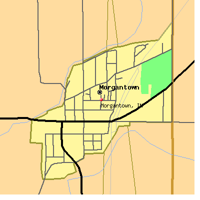 Morgantown map