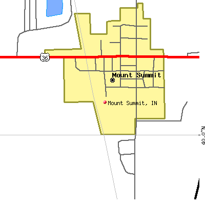 Mount Summit map