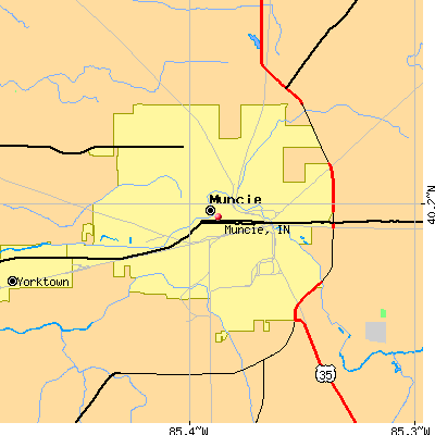 Muncie map