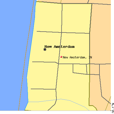 New Amsterdam map