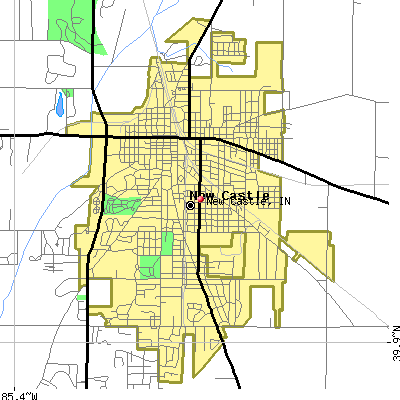 New Castle map